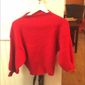 Anthropologie Line + DOT Women's Red Balloon Sleev